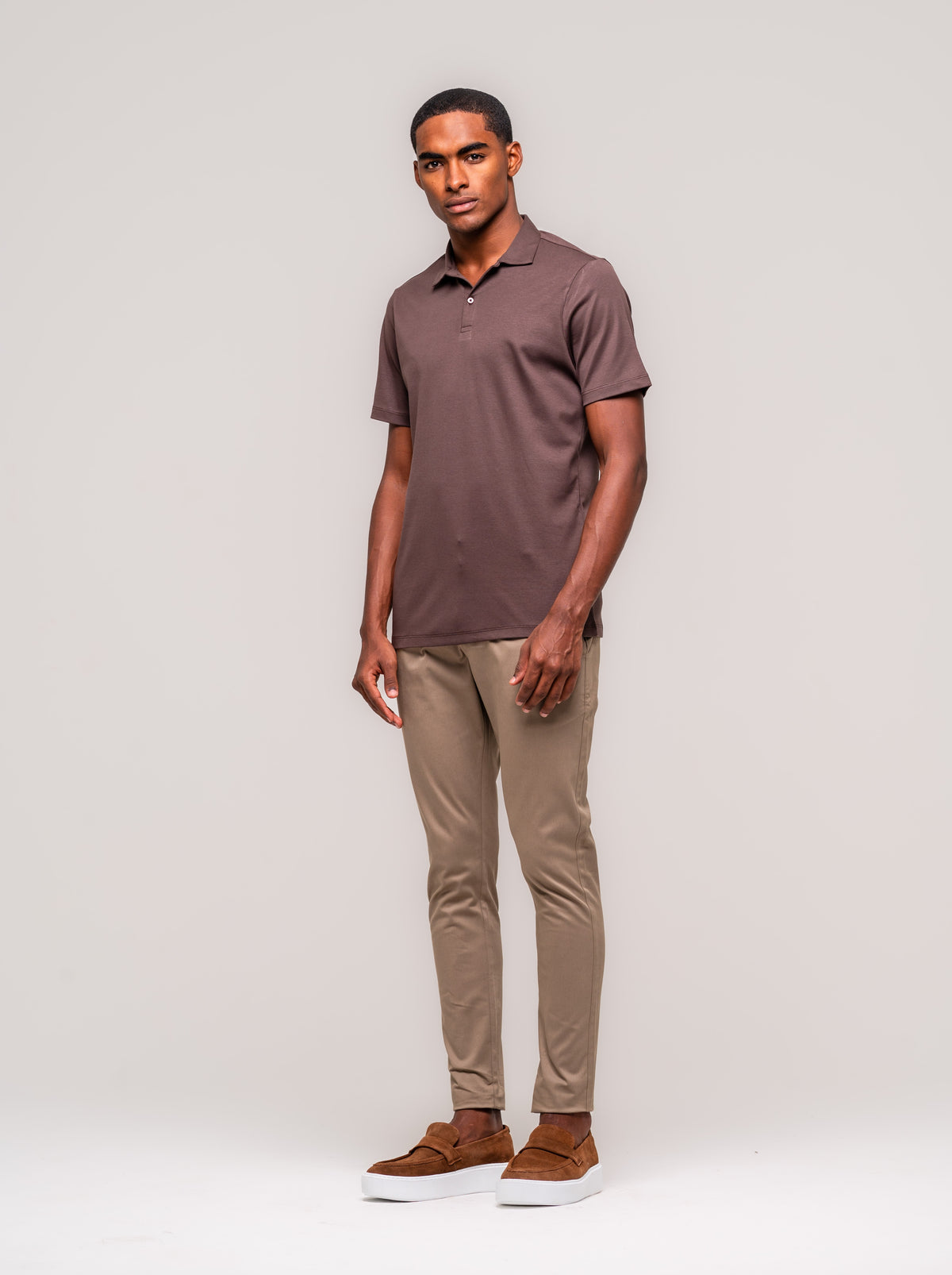 Calca Sociali Bege Escuro