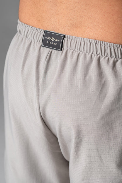 Short Azione Cinza