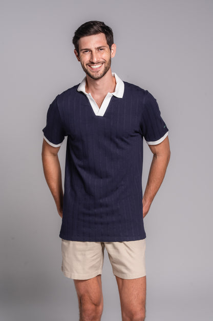 Camisa Polo Copa Azul Marinho