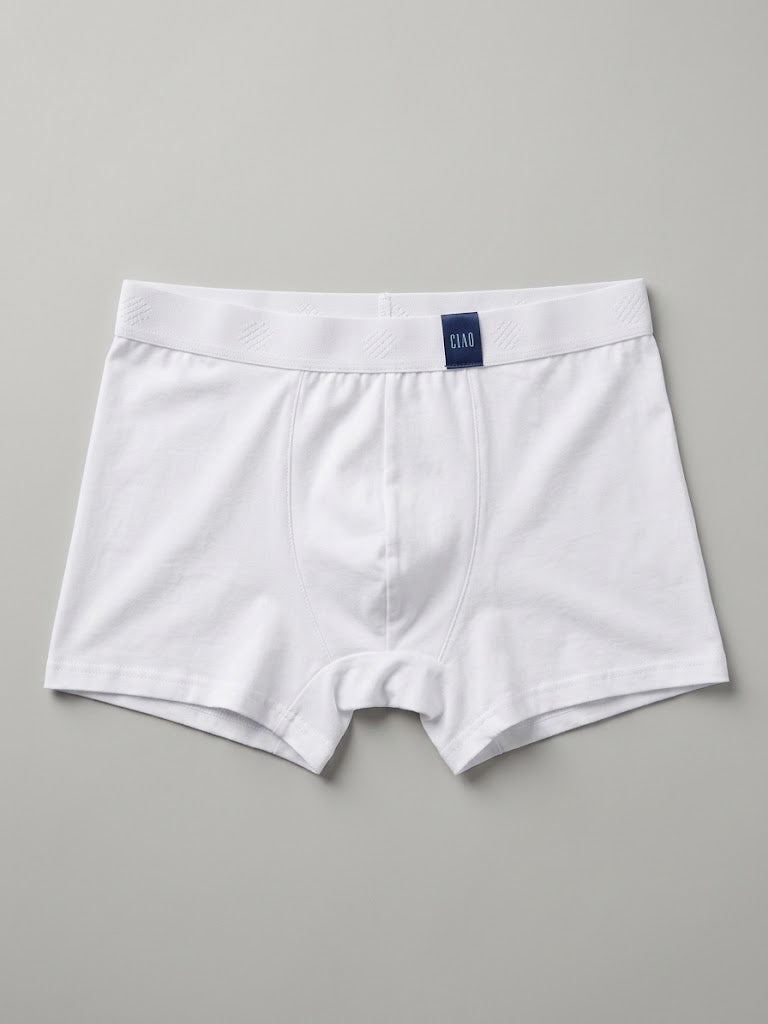 Kit Cuecas Boxer Branco