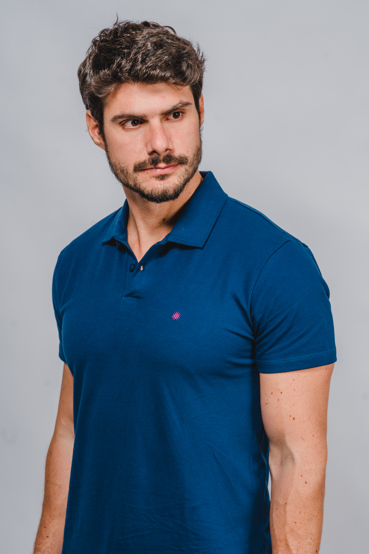 Camisa Polo Pima Lyon Azul Royal - Ciao for Men