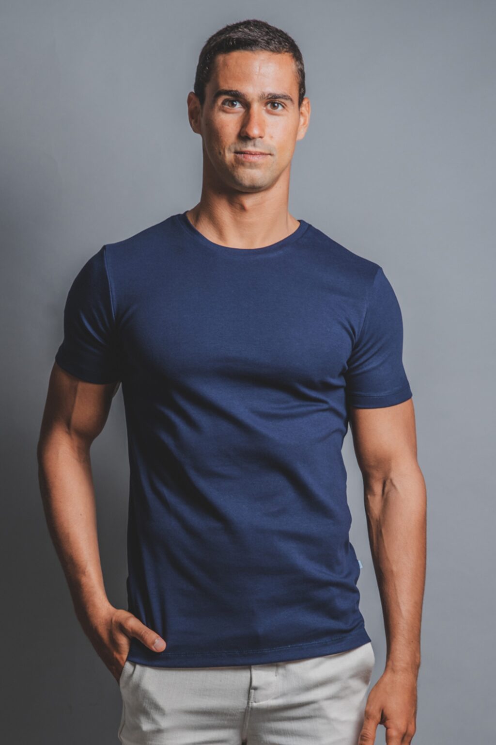Camiseta Básica Azul Marinho - Basic - Ciao for Men