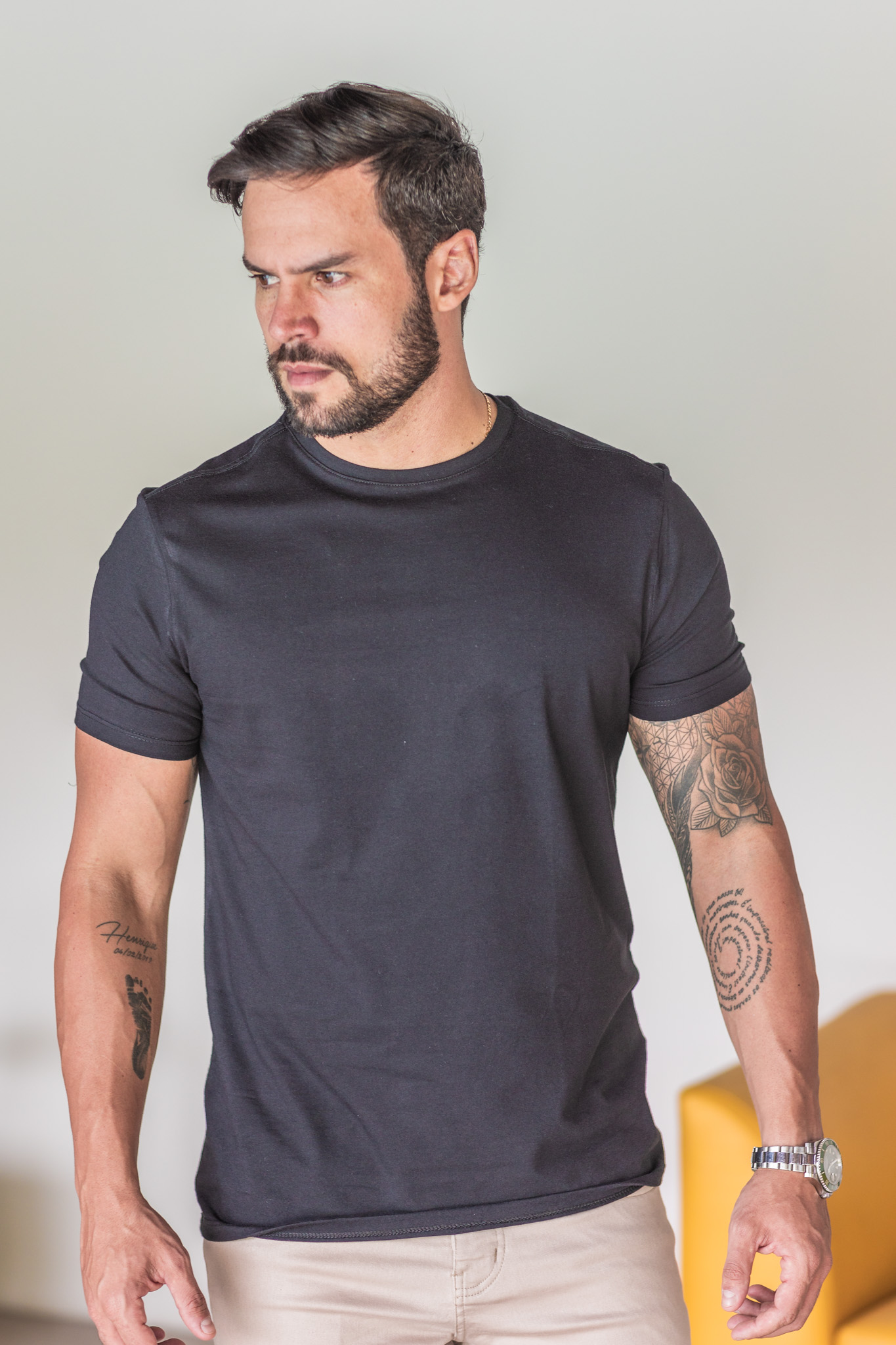 Camisa Giorno Preta - Ciao for Men