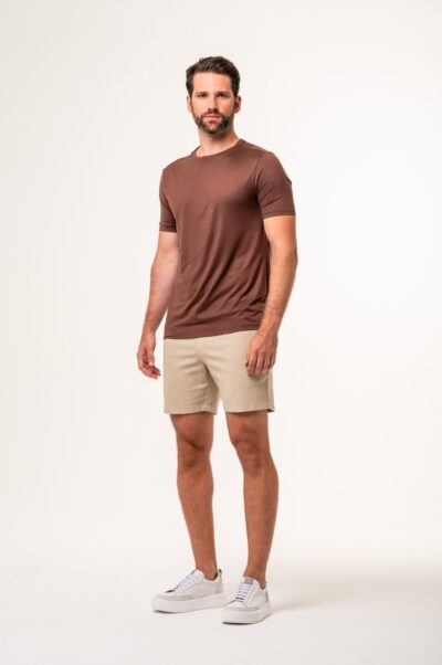 Camiseta Prestiggio Vellutato Marrom - Imagem 3