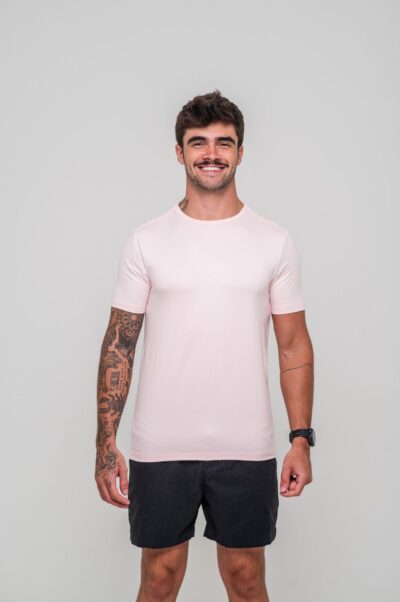 Camiseta Prestiggio Vellutato Rosa Claro