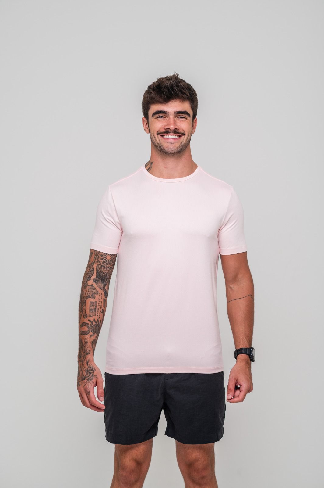 Camiseta Prestiggio Vellutato Rosa Claro