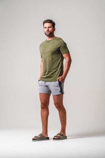 Short de Praia Biarritz Cinza - Imagem 3