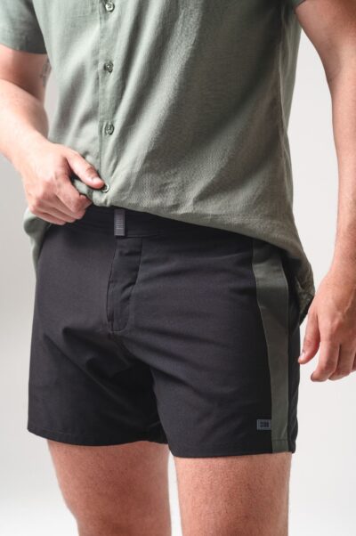 Short de Praia Biarritz Preto
