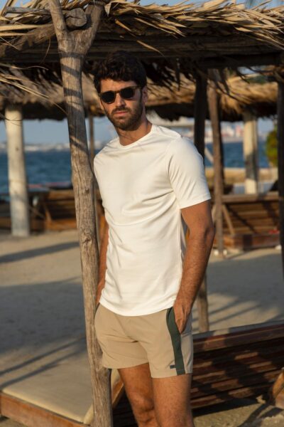 Short de Praia Biarritz Bege - Imagem 3