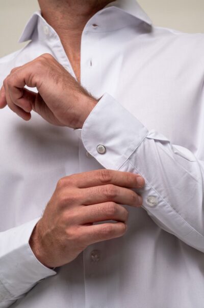 Camisa Vittorio Fio Egípcio Branco - Imagem 4