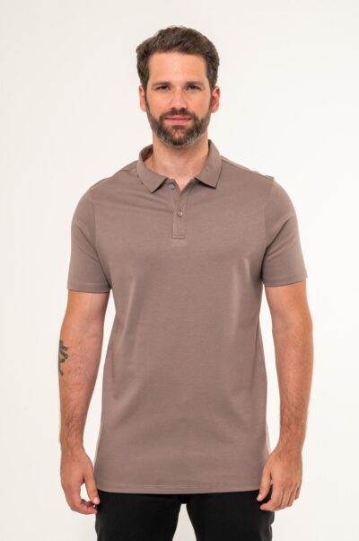 Camisa Polo Lyon Pima Supreme Avelã