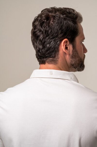 Camisa Polo Lyon Pima Supreme Off White - Imagem 3