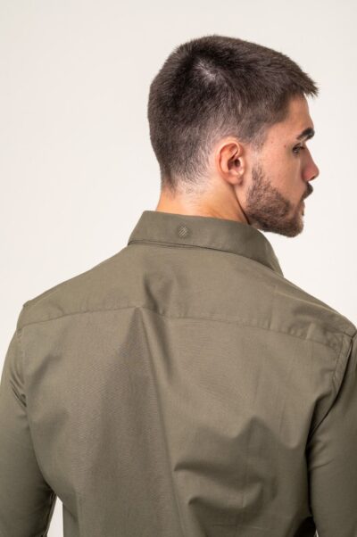 Camisa Vittorio Fio Egípcio Verde - Imagem 3