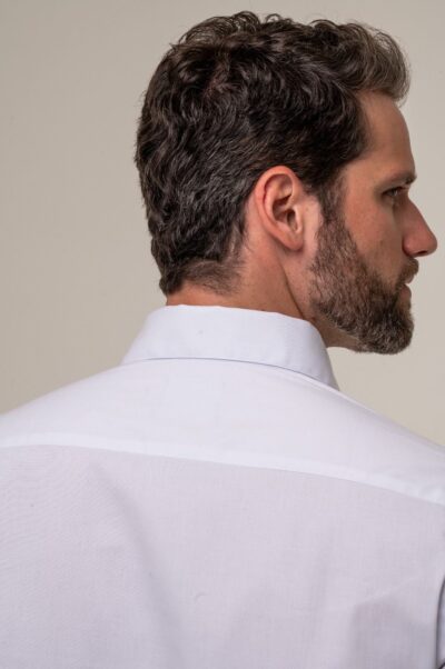 Camisa Vittorio Fio Egípcio Branco - Imagem 3