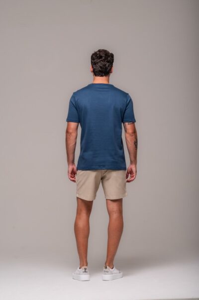 Camiseta Gold Estampada Italian Elegance Azul Marinho - Imagem 5