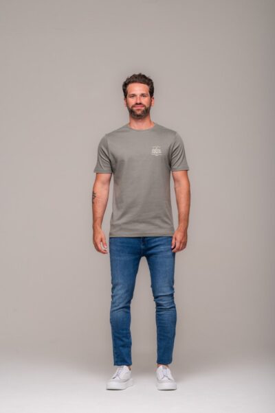 Camiseta Gold Estampada Galeries Verde - Imagem 4