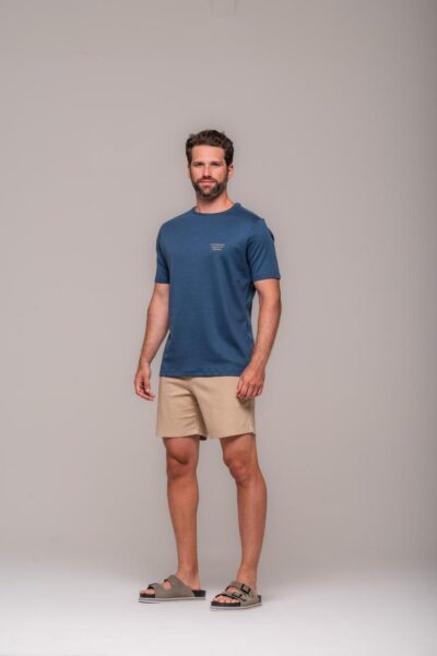 Short De Linho St. Barth Caqui Claro - Imagem 5