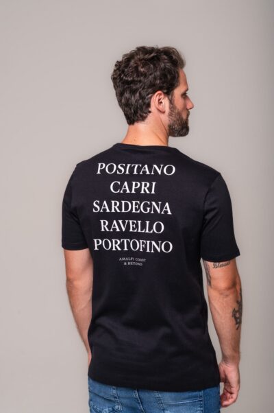 Camiseta Gold Estampada Amalfi Beyon Preto - Imagem 4