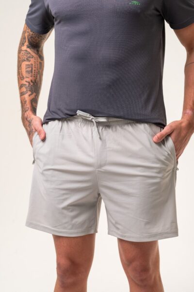 Short Azione Cinza Claro