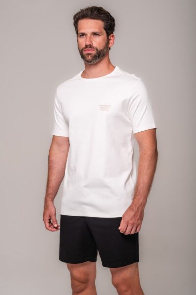 Camiseta Gold Estampada Confidence Off White