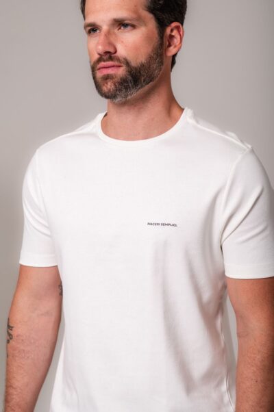 Camiseta Gold Estampada Piaceri Semplici Off White