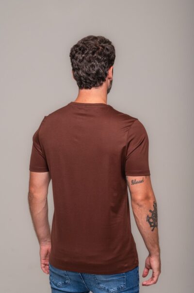 Camiseta Pima 140 Marrom - Imagem 3