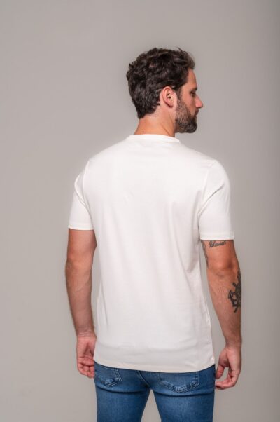Camiseta Pima 140 Off White - Imagem 3