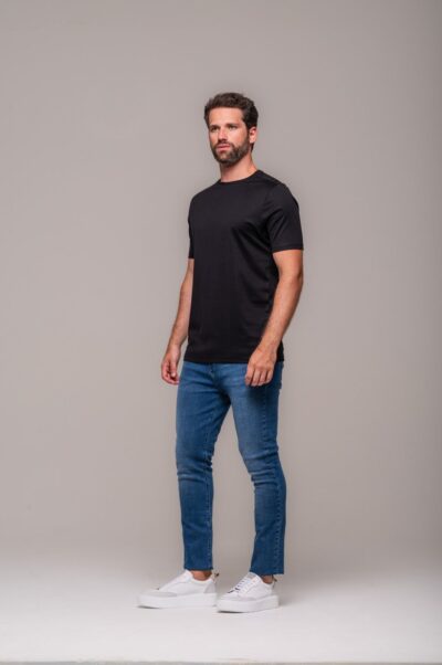 Camiseta Pima 140 Preto - Imagem 4