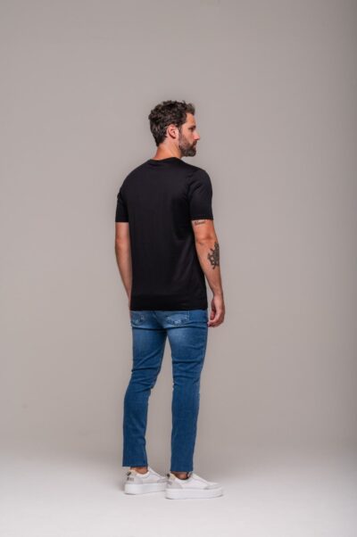 Camiseta Pima 140 Preto - Imagem 3