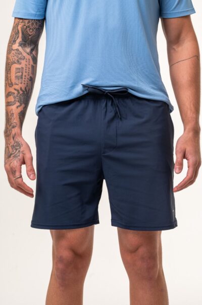 Short Azione Azul Marinho
