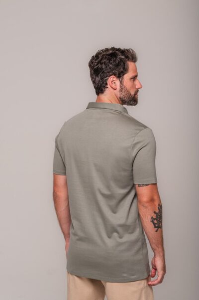 Camisa Polo Lyon Gold Verde - Imagem 3