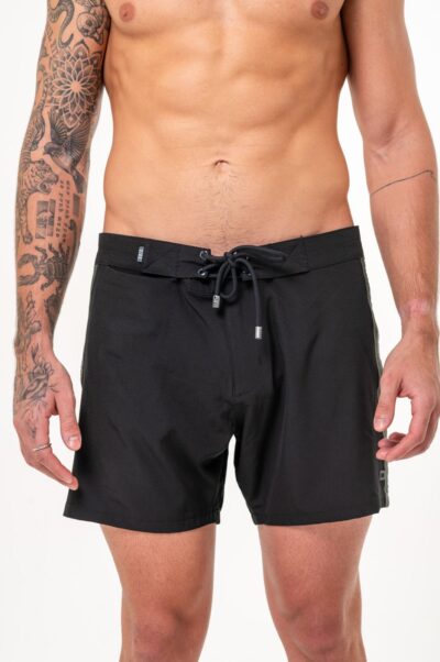 Short de Praia Malibu Preto