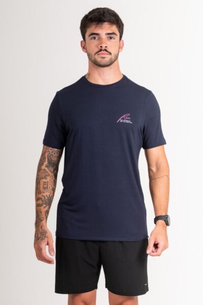 Camisa Azione Modal Azul Marinho