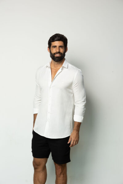 Camisa de Linho St. Tropez Off White
