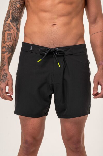 Short de Praia Malibu Preto