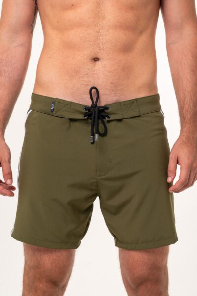 Short de Praia Malibu Verde Musgo