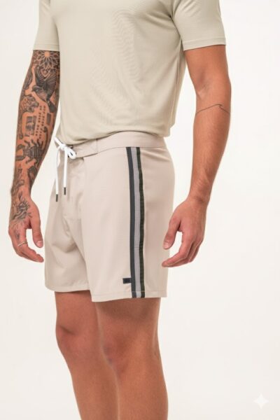 Short de Praia Malibu Bege