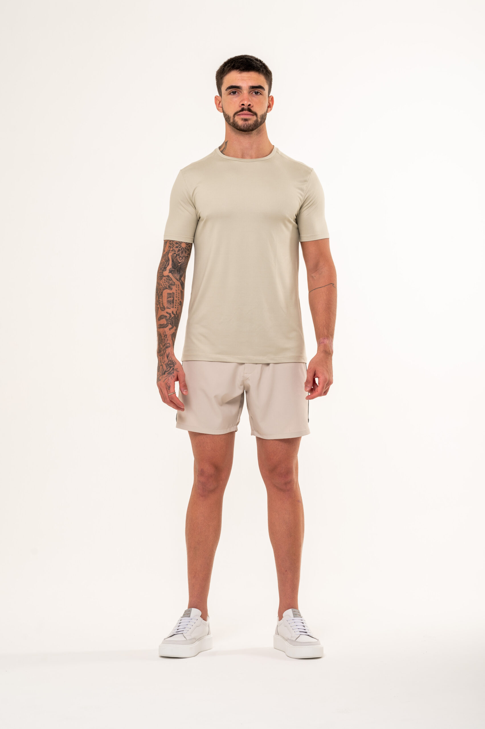 Short de Praia Malibu Bege - Imagem 5