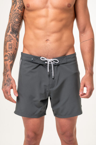 Short de Praia Malibu Chumbo