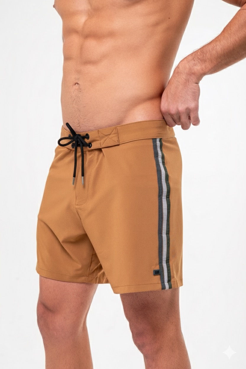 Short de Praia Malibu Marrom - Imagem 2