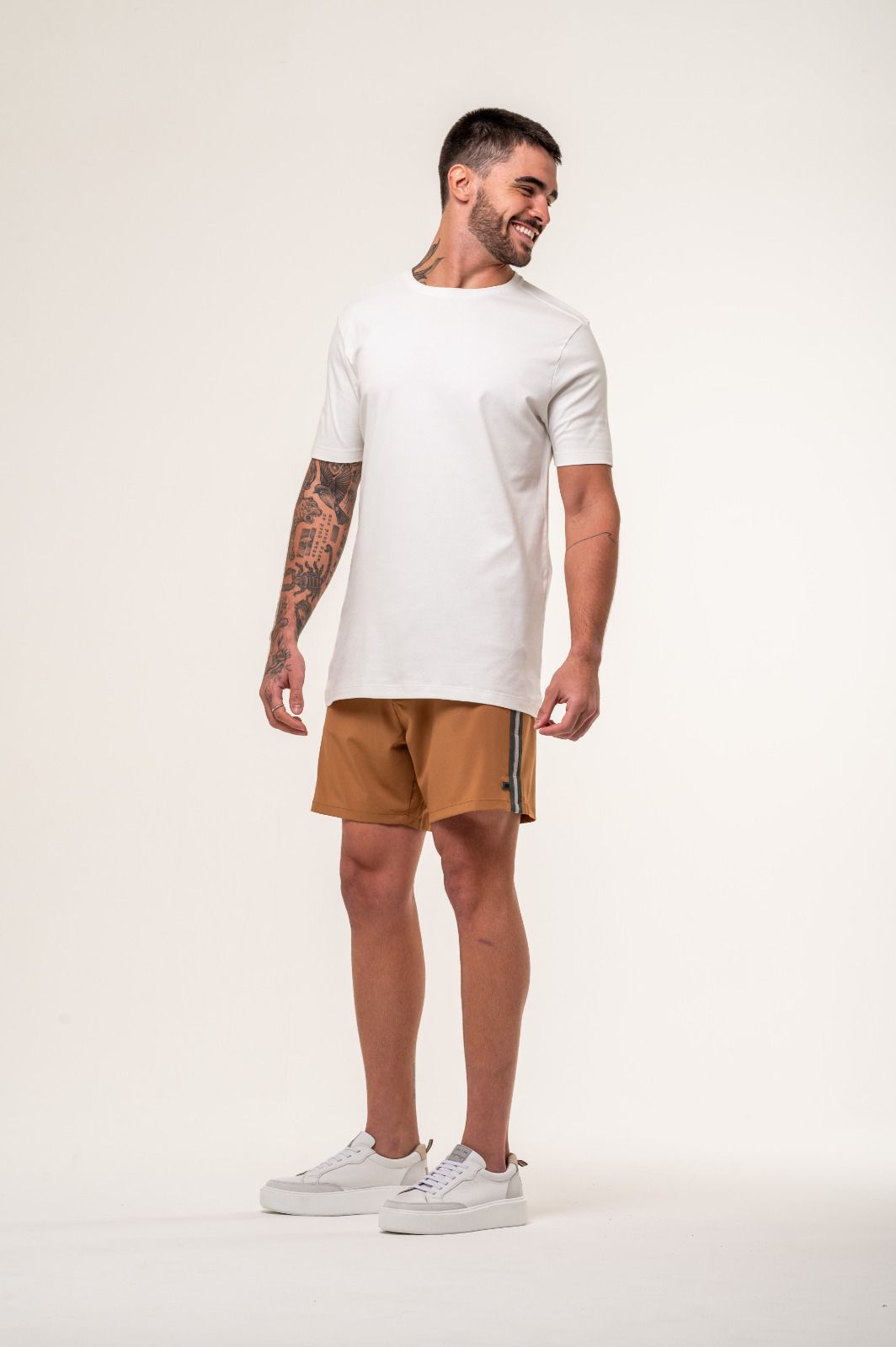 Short de Praia Malibu Marrom - Imagem 5