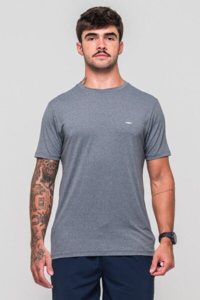 Camisa Azione Poliamida Cinza Mescla