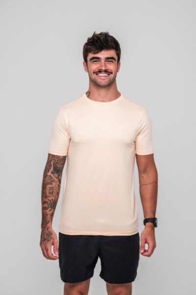 Camiseta Prestiggio Vellutato Laranja Claro