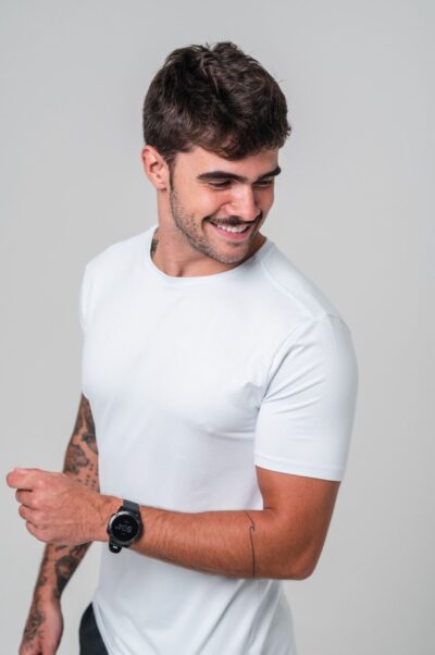 Camiseta Prestiggio Vellutato Azul Claro