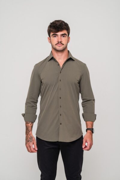 Camisa Versa Infinity Verde Musgo