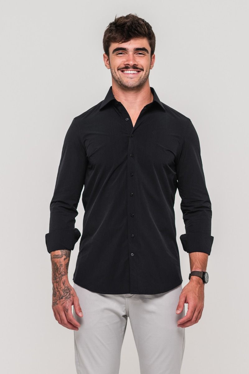 Camisa Versa Infinity Preto