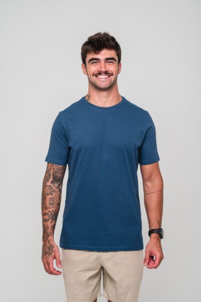Camiseta Giornatta Azul Petróleo