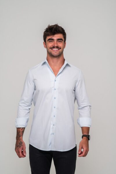 Camisa Vittorio Azul Claro