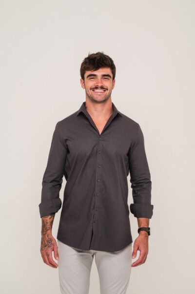 Camisa Vittorio Chumbo