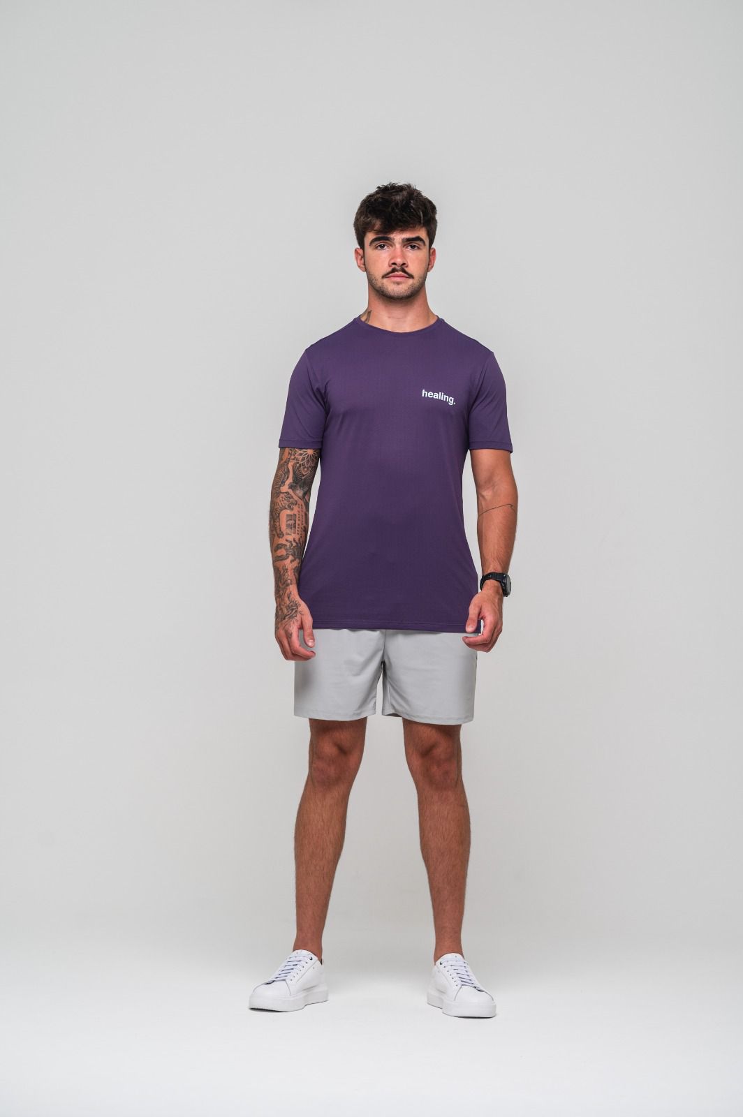 Camisa Azione Estampada Roxo Healing - Imagem 3